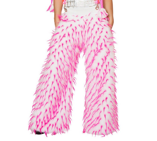 BLACK - On WHITE - 2 Tone Spiked Shaggy Long Pile Fabric / Sold by The Yard - For Blankets Fashion Clothing Coats