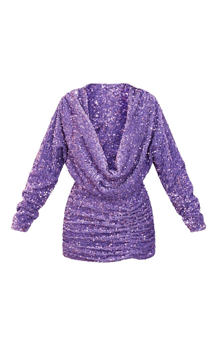 SEQUIN VELVET - Sequins on a Stretch Velvet 2-Way Stretch Sold By The Yard. CRANBERRY - For Fashion Dress Evening Dress Prom Quinceanera