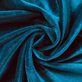 SPANDEX VELVET - Stretch Velvet Fabric for Sewing Apparel Costumes Craft, Sold By The Yard. Teal Blue