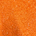SEQUIN VELVET - Sequins on a Stretch Velvet 2-Way Stretch Sold By The Yard. ORANGE - For Fashion Dress Evening Dress Prom Quinceanera