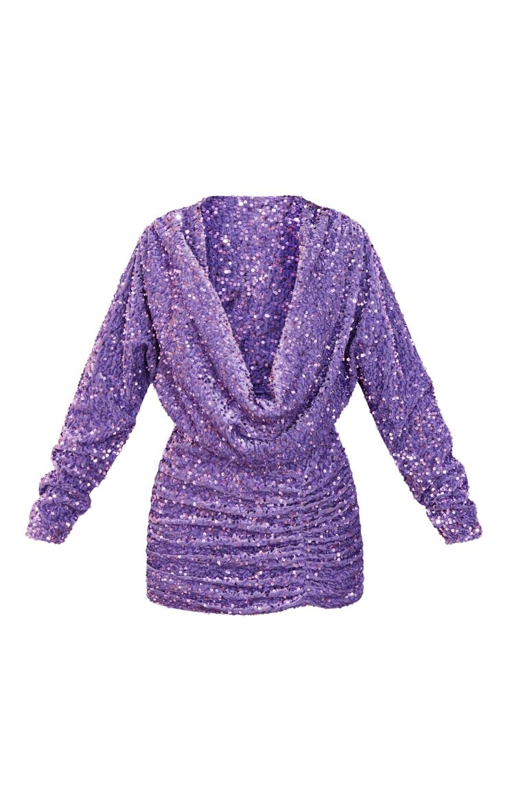 SEQUIN VELVET - Sequins on a Stretch Velvet 2-Way Stretch Sold By The Yard. PINK - For Fashion Dress Evening Dress Prom Quinceanera