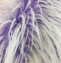 FROSTED POLAR - Faux Fake Fur Long Pile Fabric - LILAC - By The Yard -For Blankets Fashion Clothing Coats - Scarfs Rugs Crafts Decor -