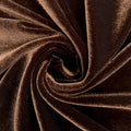 SPANDEX VELVET - Stretch Velvet Fabric for Sewing Apparel Costumes Craft, Sold By The Yard. Brown