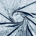 CRUSHED VELVET -  Spandex Stretch Crushed Velvet Fabric for Sewing Apparel Costumes Craft, Sold By The Yard. Steel Blue