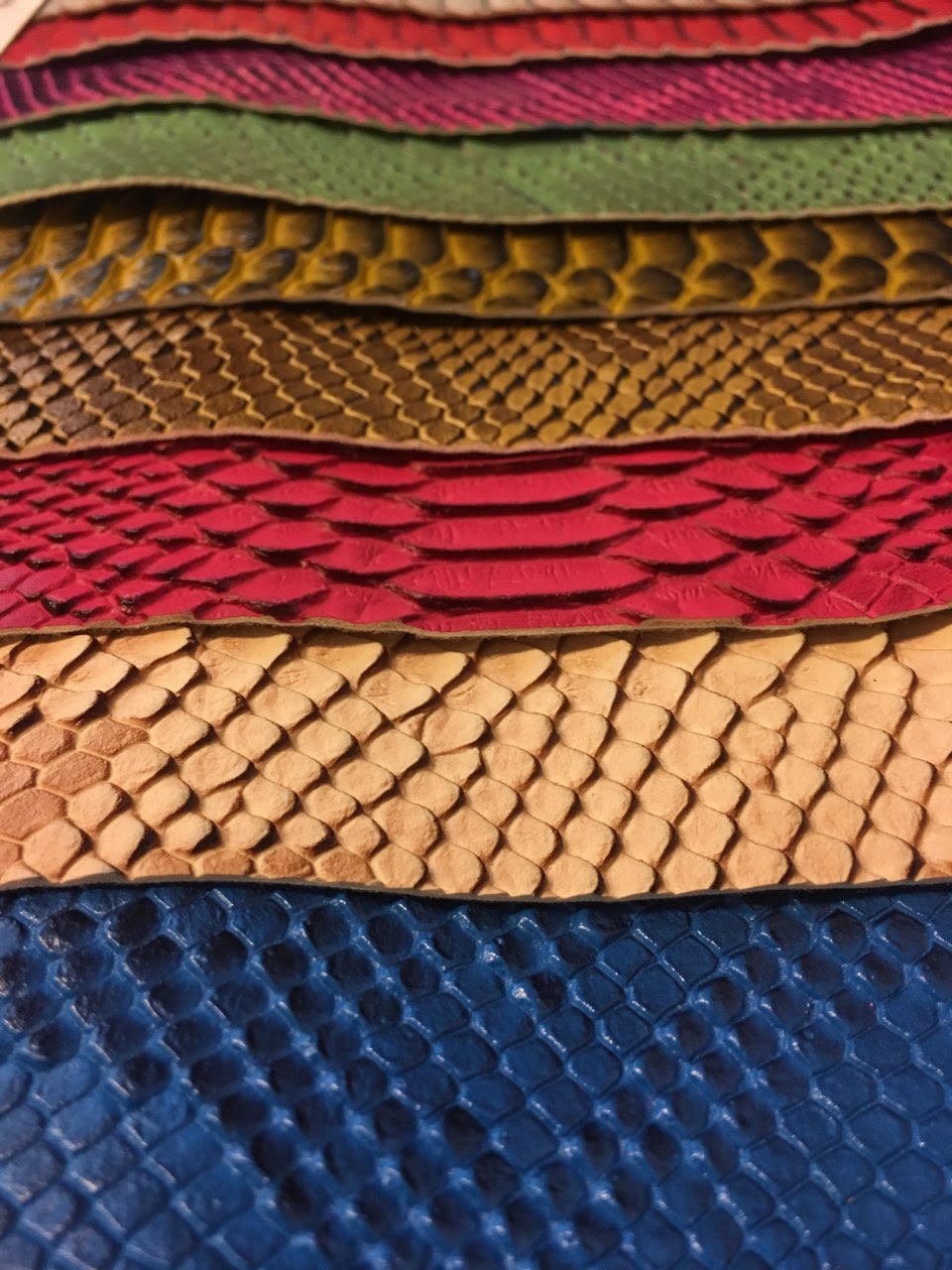 VIPER SNAKE  - Snake Fake Leather Upholstery, 3-D Viper Snake Skin Texture Faux Leather PVC Vinyl Fabric by The Yard